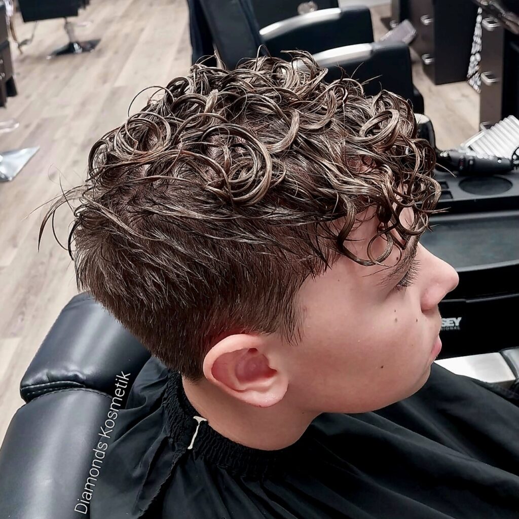 Kinder Männer Dauerwelle Locken Kerpen Friseursalon Diamonds Kosmetik