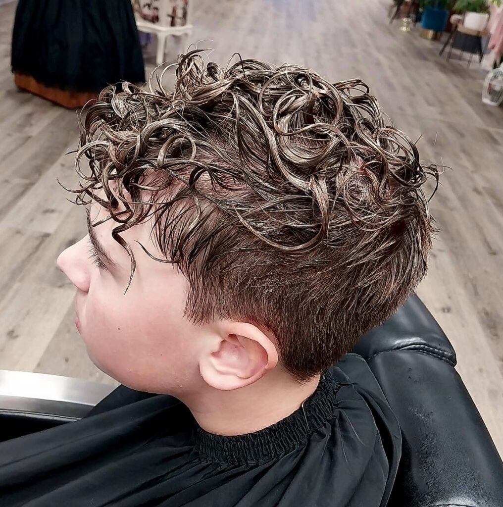 Kinder Dauerwelle Locken Kerpen Friseursalon Diamonds Kosmetik